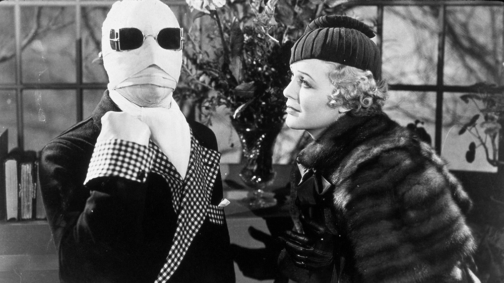 Editorial use only
Mandatory Credit: Photo by Snap/REX/Shutterstock (390880b)
FILM STILLS OF 'INVISIBLE MAN' WITH 1933, CLAUDE RAINS, GLORIA STUART, JAMES WHALE IN 1933
VARIOUS